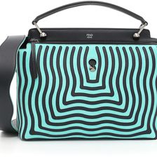 Fendi Dotcom Click Bag VERDE A.+BLU NOTTE+RUT.UBL