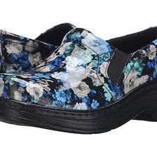 Incaltaminte Femei Klogs Footwear Naples Blue Flower Patent
