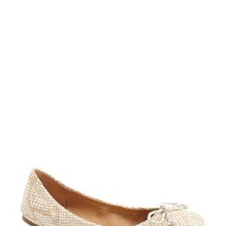 Incaltaminte Femei Lucky Brand Eadda Flat - Wide Width Available WHITE- GOLD LEATHER