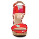 Incaltaminte Femei Jessica Simpson Jeisha Watercolor Wedge Sandal Red Multi