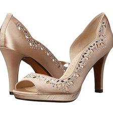 Incaltaminte Femei Adrienne Vittadini Glass Taupe Satin