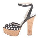 Incaltaminte Femei Michael Kors Adria Ankle Strap BlackWhite