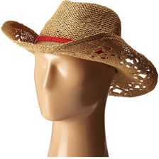 Roxy Cowgirl Straw Hat Deep Taupe