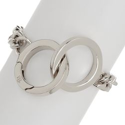 Ralph Lauren Interlocking Ring Chain Bracelet SILVER