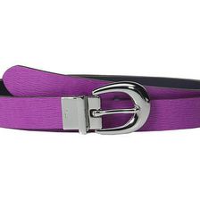 Accesorii Femei LAUREN Ralph Lauren 1quot Saffiano to Smooth Reversible Belt Bright OrchidNavy