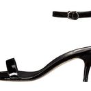 Incaltaminte Femei Vaneli Lassie Black PatentGunmetal Buckle