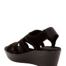 Incaltaminte Femei Steven by Steve Madden Blaire Wedge Sandal BLACK NUBUCK