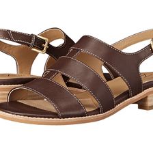 Trotters Bennie Dark Brown Maple Veg Leather