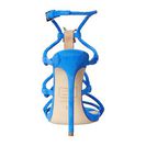 Incaltaminte Femei DSQUARED2 Sandal Blue Elettrico Camoscio