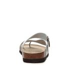 Incaltaminte Femei White Mountain Carly Leather Flat Sandal White