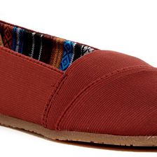 Minnetonka Eva Slip-On Shoe (Women) RED