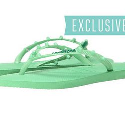 Incaltaminte Femei Havaianas Slim Candy Flip Flops Pistachio