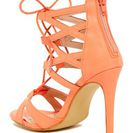 Incaltaminte Femei Elegant Footwear Aries Lace-Up Caged Sandal CORAL