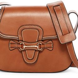 Valentino By Mario Valentino Juliette Leather Crossbody BREAD