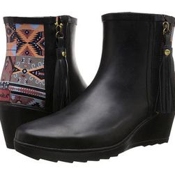 Incaltaminte Femei Chooka Side Zip Tribal Wedge Black