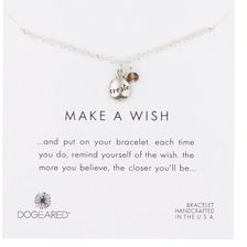 Dogeared Create Word Sterling Silver Pebble Charm Bracelet SILVER