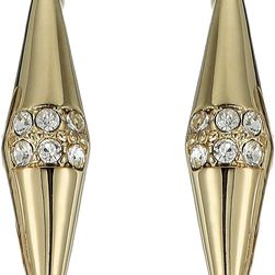 Vince Camuto Diamond Spear Climbers Earrings Gold/Crystal