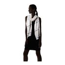 Accesorii Femei Calvin Klein CK Logo Stripe Pashmina Neutral