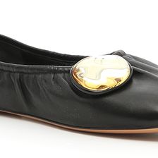Céline Lux Nappa Ballerinas BLACK