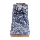 Incaltaminte Femei TOMS Desert Wedge Blue Suede Floral