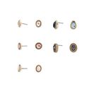 Bijuterii Femei Forever21 Faux Gem Stud Set Antique goldblue