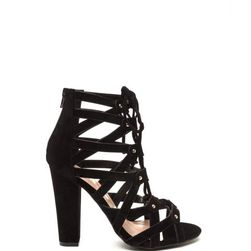 Incaltaminte Femei CheapChic Eyes On The Prize Faux Suede Heels Black