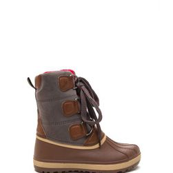 Incaltaminte Femei CheapChic Snowed In Mixed Media Duck Boots Chestnut