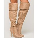 Incaltaminte Femei CheapChic Get It Straight Boot TaupeKhaki