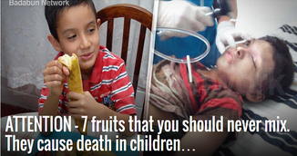Atentie mare! Nu combina niciodata aceste fructe - pot provoca moartea la copii!  