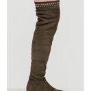 Incaltaminte Femei CheapChic Fashion Mastermind Thigh-high Boots Olive