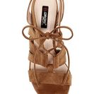 Incaltaminte Femei Elegant Footwear Nitro Ghillie Cutout Sandal CAMEL