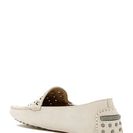 Incaltaminte Femei Matt Bernson Perforated Driving Moccasin Light Grey