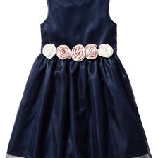 Rochie cu aplicaţii florale 