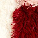 Accesorii Femei Free Press Colorblock Faux Fur Infinity Scarf PINK-RED