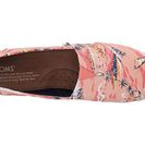 Incaltaminte Femei TOMS Printed Palms Classics Coral Canvas Printed Palms