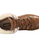 Incaltaminte Femei Michael Kors Putnam Bootie Dark Caramel Distressed VachettaReal Shearling