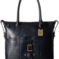 Frye Parker Tote Navy Antique Pull Up