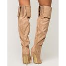 Incaltaminte Femei CheapChic Get It Straight Boot TaupeKhaki