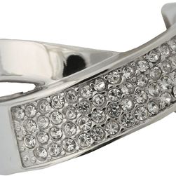 Michael Kors Criss Cross Pavé Ring Silver