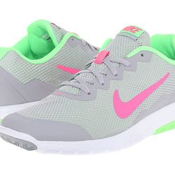 Incaltaminte Femei Nike Flex Experience Run 4 Wolf GreyVoltage GreenWhiteHyper Pink