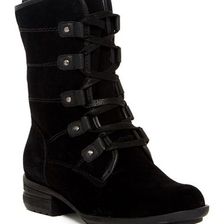 Incaltaminte Femei Blondo Tyra Waterproof Faux Fur Lined Boot - Wide Width Available BLACK SUED