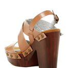 Incaltaminte Femei Michael Antonio Timid Heeled Sandal Whiskey