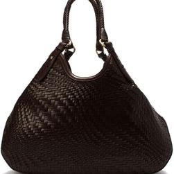 Cole Haan Genevieve Triangle Tote Chocolate