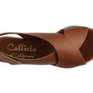 Incaltaminte Femei Callisto of California Callye Wedge Sandal Cognac