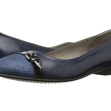 Incaltaminte Femei ECCO Touch Ballerina Buckle Denim BlueMarineMarine