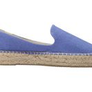 Incaltaminte Femei Soludos Platform Smoking Slipper Marina Blue Cotton Canvas