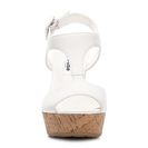 Incaltaminte Femei Dune London Goal Wedge Sandal White