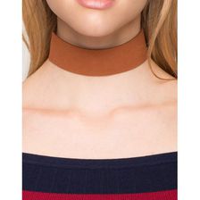 Bijuterii Femei CheapChic Wide Faux Suede Choker Camel