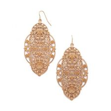 Bijuterii Femei Forever21 Filigree Drop Earrings Gold