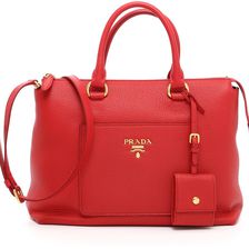 Prada Calfskin Handbag ROSSO